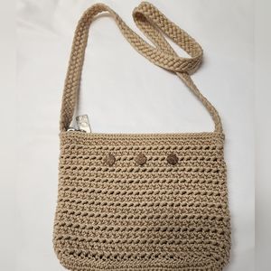 Lina Woven Shoulder Bag